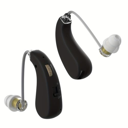 2 earphones and hearing devices