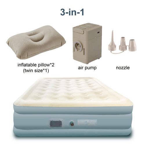 Inflatable camping mattress