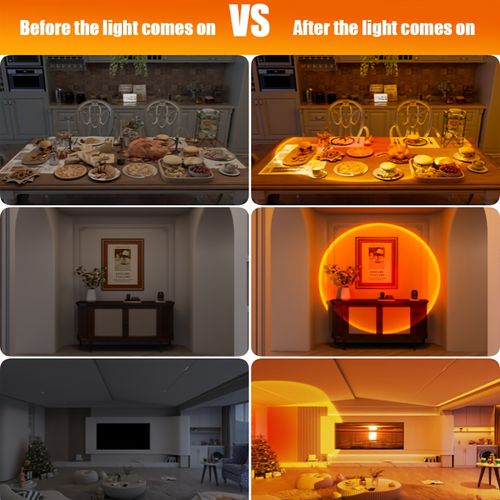 Sunset light wall projector