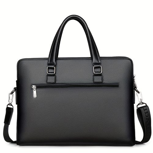 A Men'S PU Tote Bag, Messenger Bag