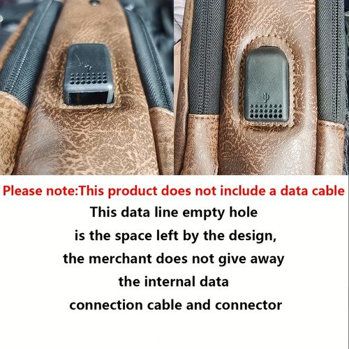 Men's Oxford cloth crossbody bag