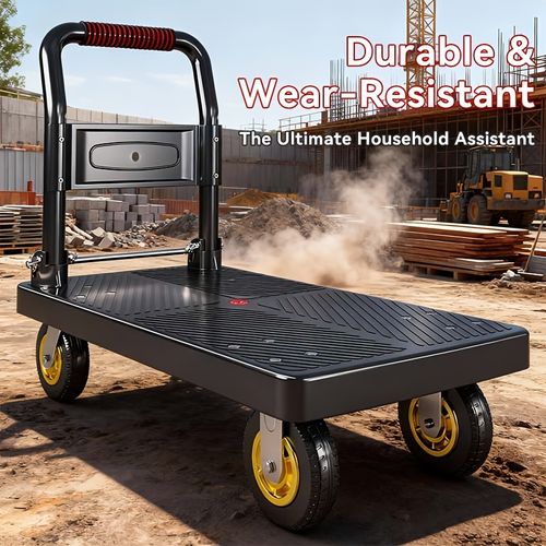 Heavy duty folding handcart