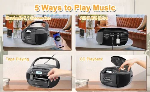 Multi functional CD player