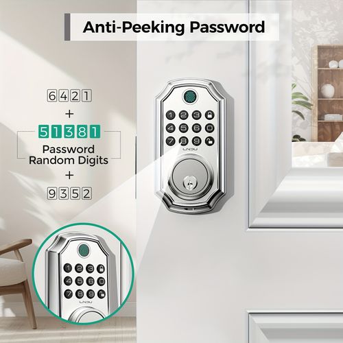 D280 Smart 5-in-1 Fingerprint Door Lock