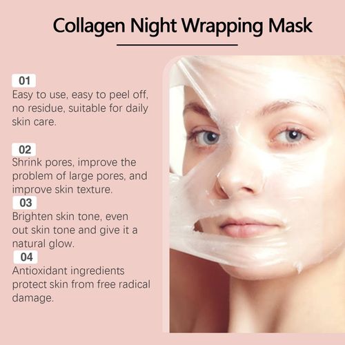 Collagen tear facial mask