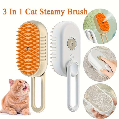 Animal steam brush