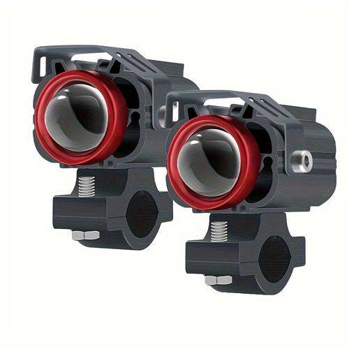 Two dual color motorcycle LED light strip switches