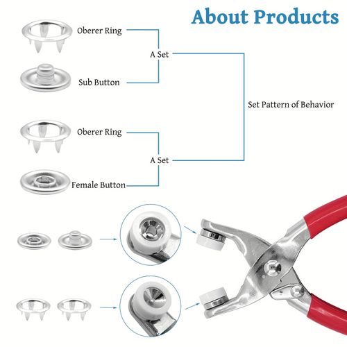 Stainless steel five claw buckle installation clamp set