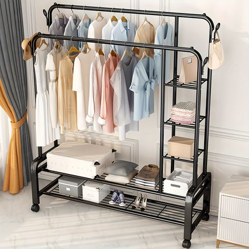 Heavy independent clothing rack