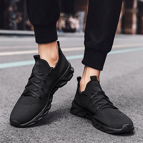 Men's light-colored white summer sneakers