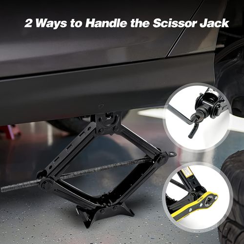 The maximum capacity of the lifting jack is 2.5 tons