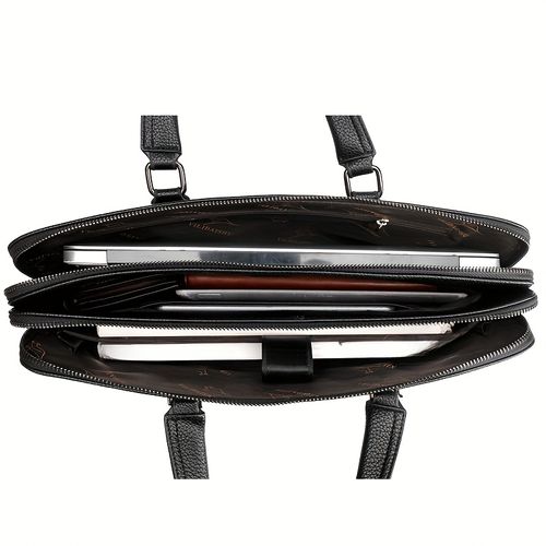 A Men'S PU Tote Bag, Messenger Bag