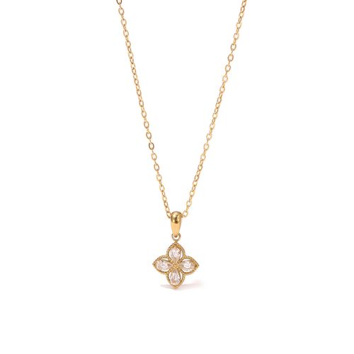 Rotating Clover Necklace