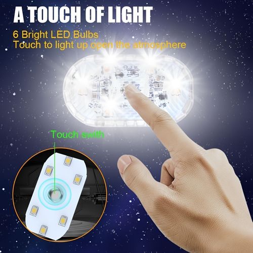4 portable mini LED lights