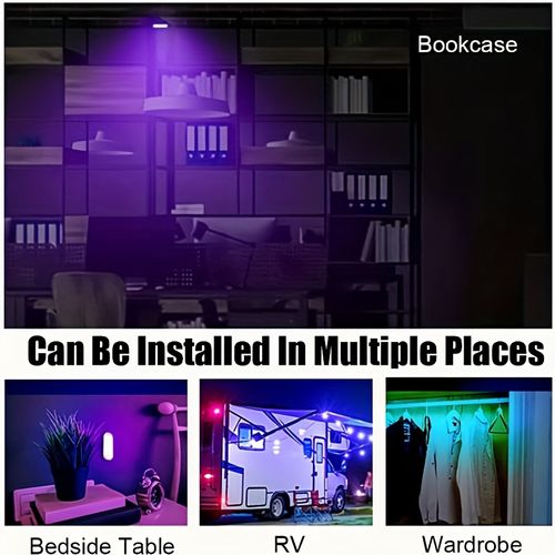 4 portable mini LED lights