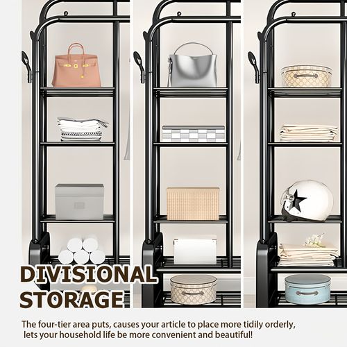 Heavy independent clothing rack