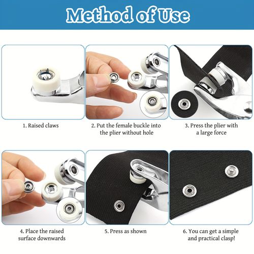 Stainless steel five claw buckle installation clamp set