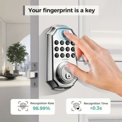 D280 Smart 5-in-1 Fingerprint Door Lock