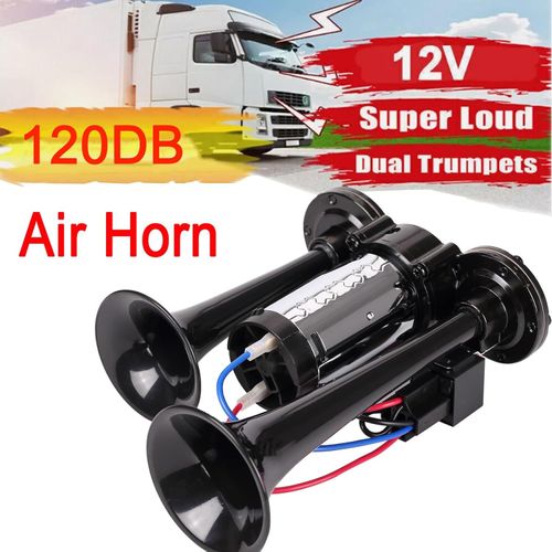 High pitched 12V dual speaker air horn kit