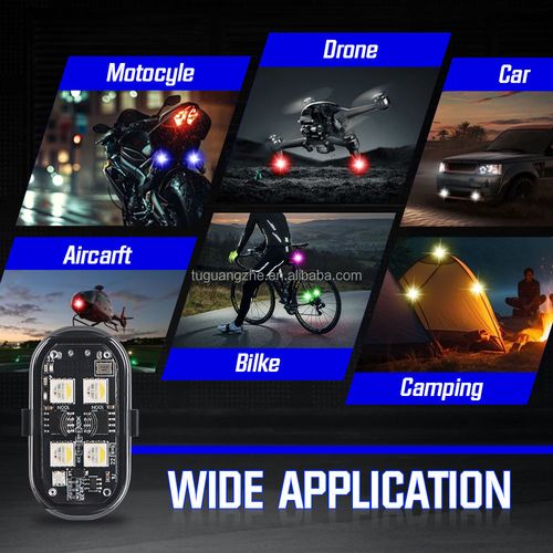 Wireless remote control airplane lights, motorcycle electric vehicles, LED flashing lights