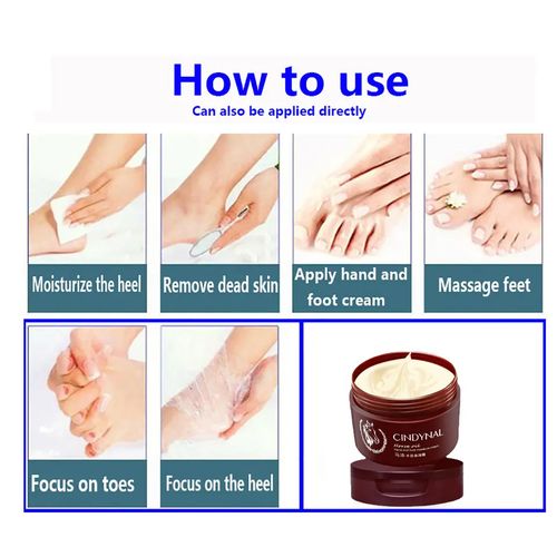 Foot care repair cream for cracked heels