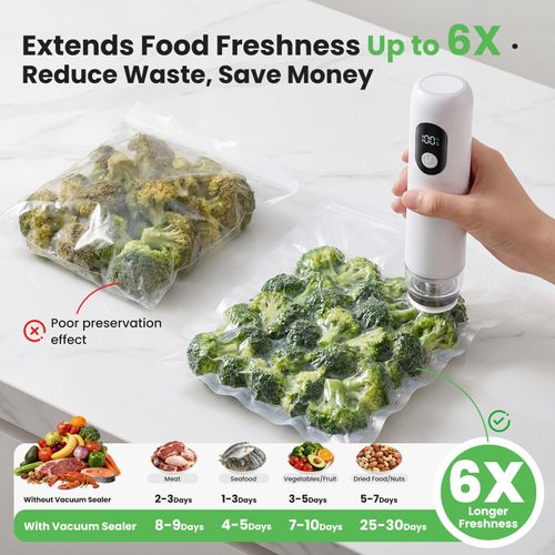 Portable vacuum sealing machine