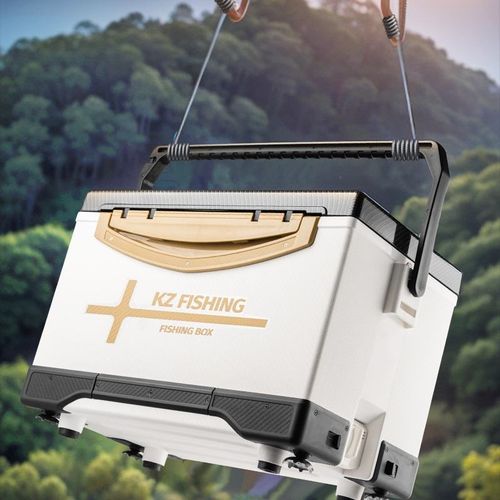 Ultra light flat lid fishing box