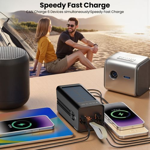 Solar power bank60000mAh
