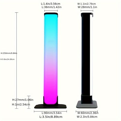RGB+IC desktop ambient light