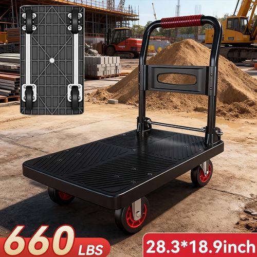 Heavy duty folding handcart