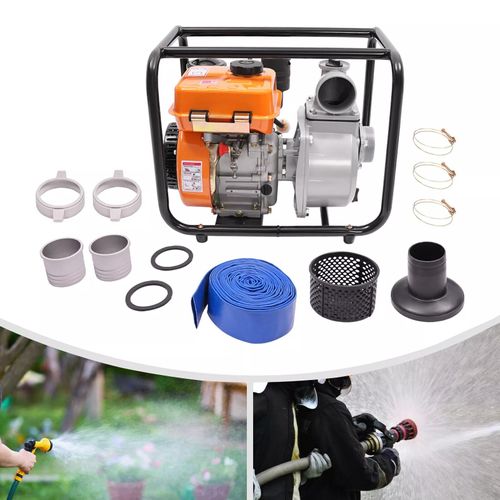 High power diesel water pump