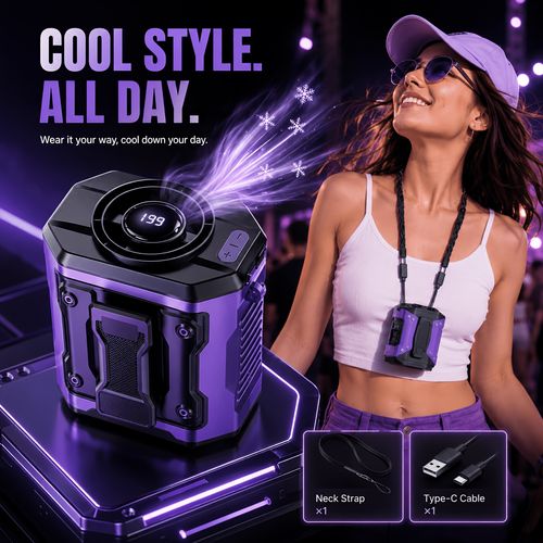 Portable waist mounted fan