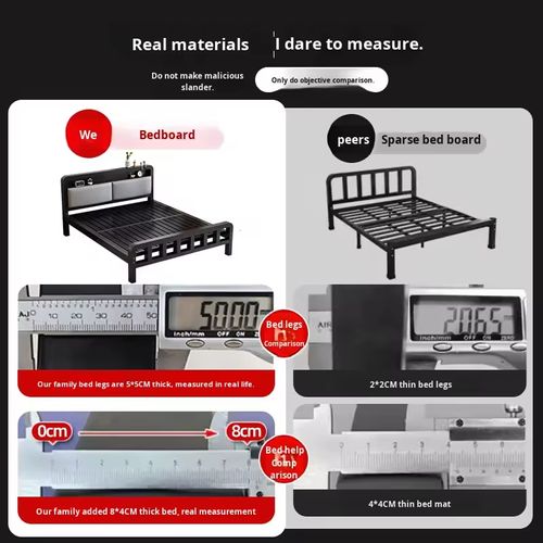 High end design, elegant black bare bed