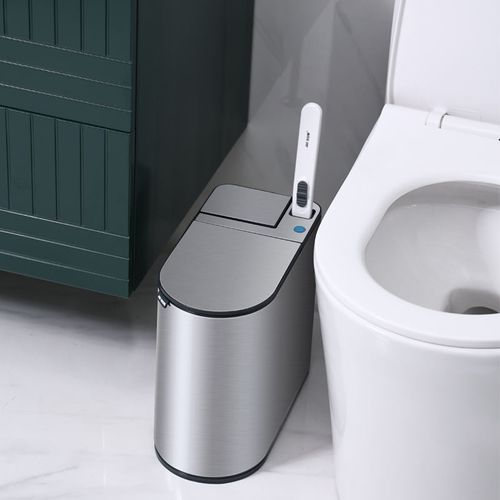 Intelligent induction garbage bin