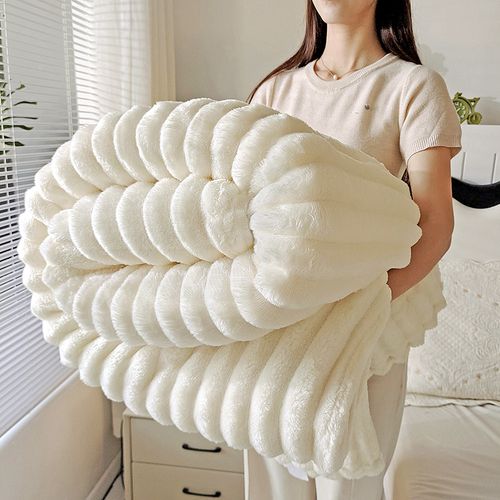 Thick flannel blanket