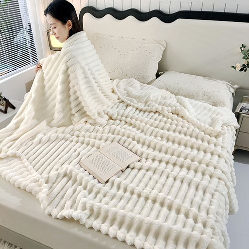 Thick flannel blanket