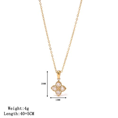 Rotating Clover Necklace