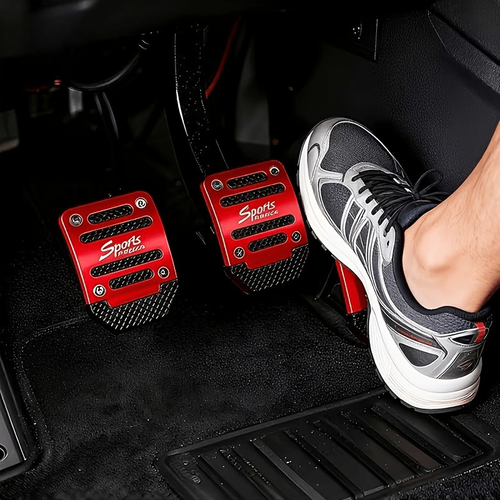 Automatic anti-skid car pedal set