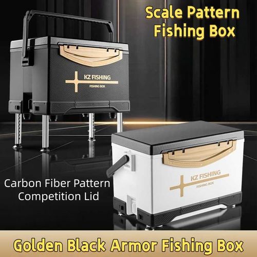 Ultra light flat lid fishing box