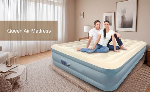 Inflatable camping mattress