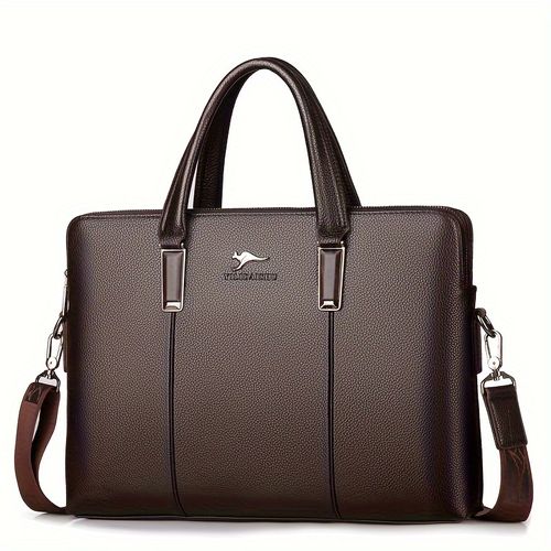 A Men'S PU Tote Bag, Messenger Bag