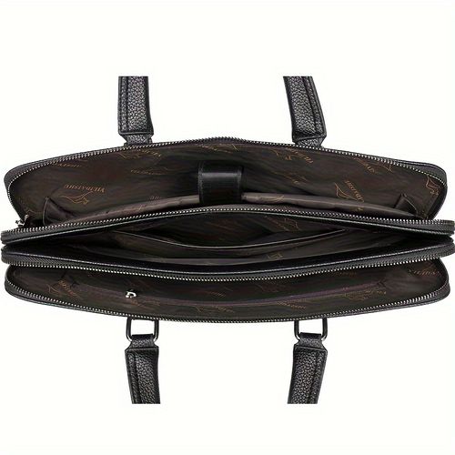 A Men'S PU Tote Bag, Messenger Bag