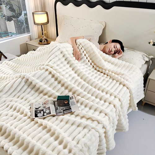 Thick flannel blanket