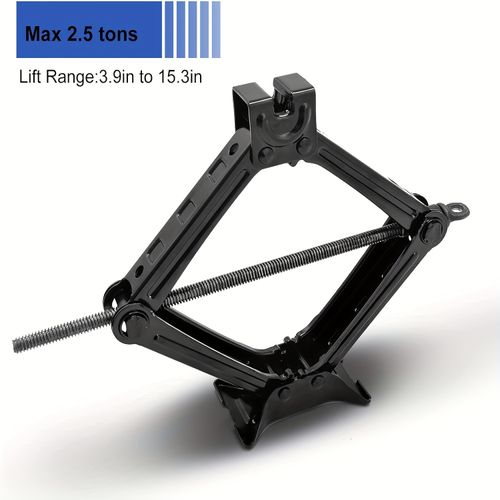 The maximum capacity of the lifting jack is 2.5 tons