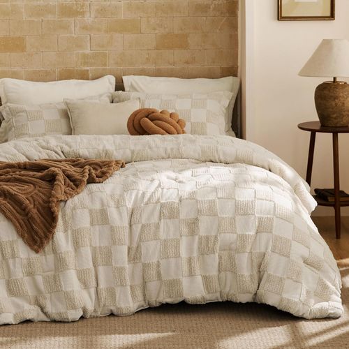 Shabby Chic Comforter Set ,Boho Tufted Bed Set.