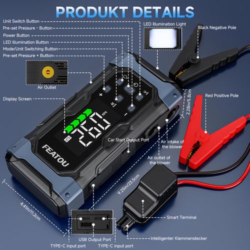 12000A emergency start-up power supply