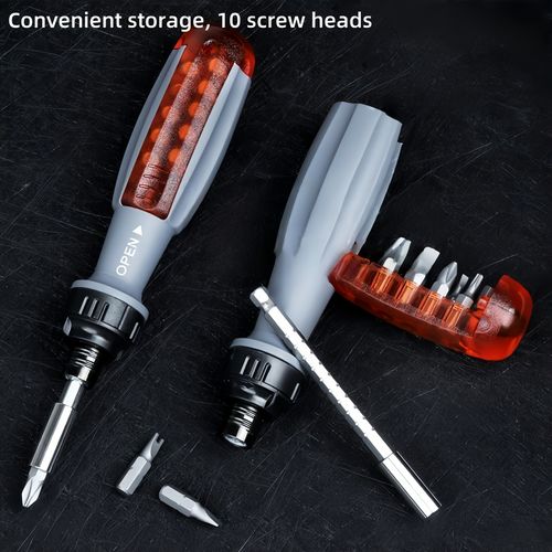 Manual Ratchet Screwdriver Set