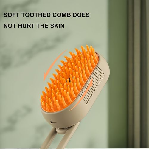 Animal steam brush