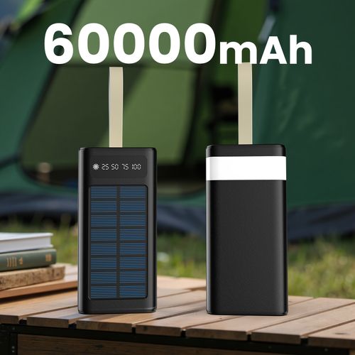 Solar power bank60000mAh