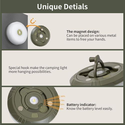 Portable camping lamp